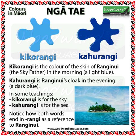 Colours in Māori – Ngā Tae Woodward Languages